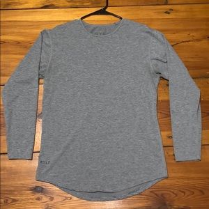 BYLT drop cut grey long sleeve